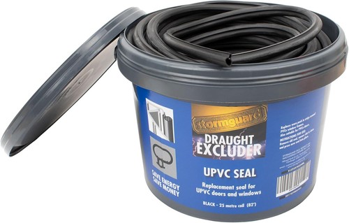 Black upvc rubber door - 25,