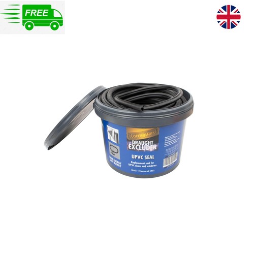 25m black rubber upvc - rubber, and