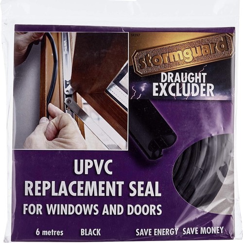 Black 6metres upvc replacement - black,